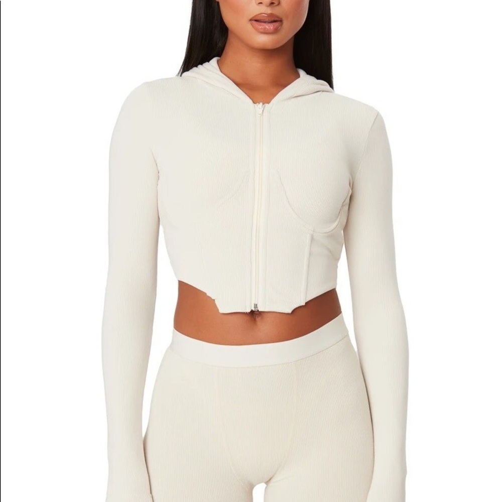 The Kript basik corset jacket nude M